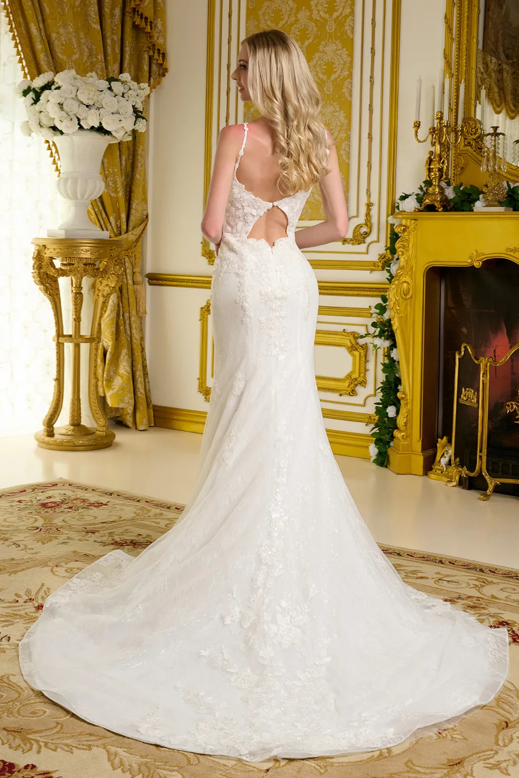 Fitted Sleeveless Bridal Gown by GLS Gloria GL3658
