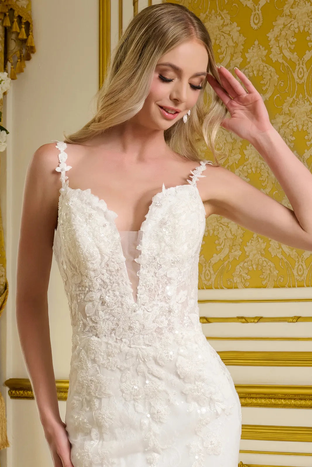 Fitted Sleeveless Bridal Gown by GLS Gloria GL3658