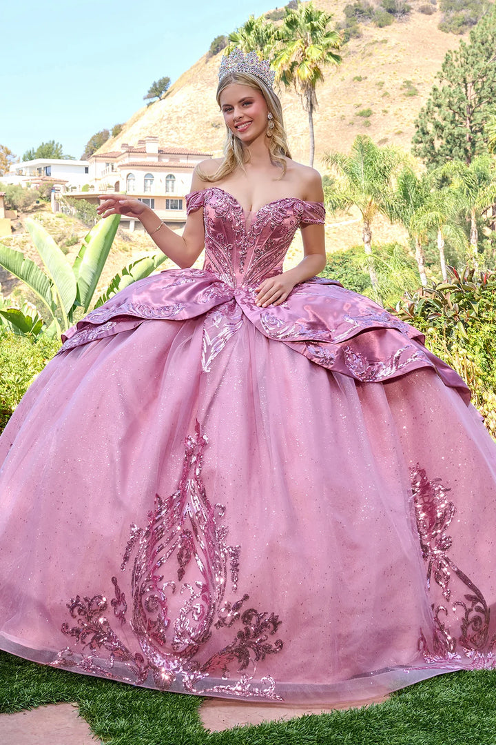 Off Shoulder Ball Gown by Elizabeth K GL3794