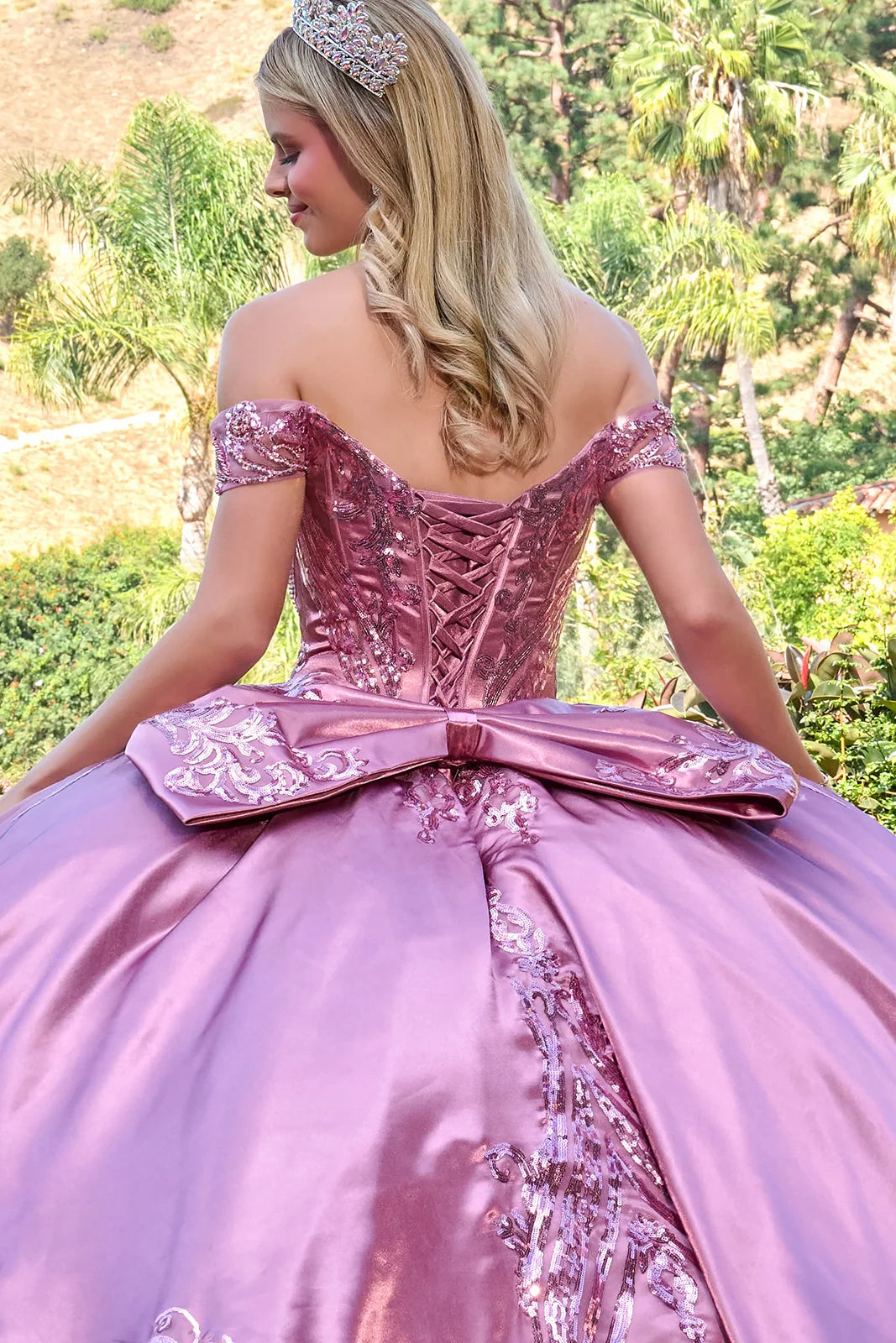 Off Shoulder Ball Gown by Elizabeth K GL3794