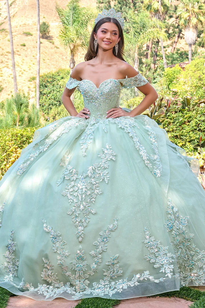 Off Shoulder Ball Gown by Elizabeth K GL3815