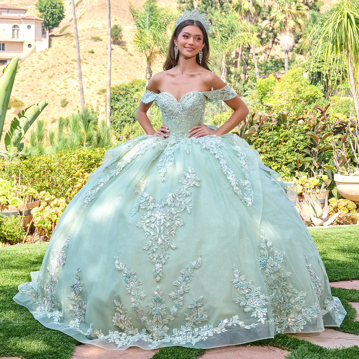 Off Shoulder Ball Gown by Elizabeth K GL3815