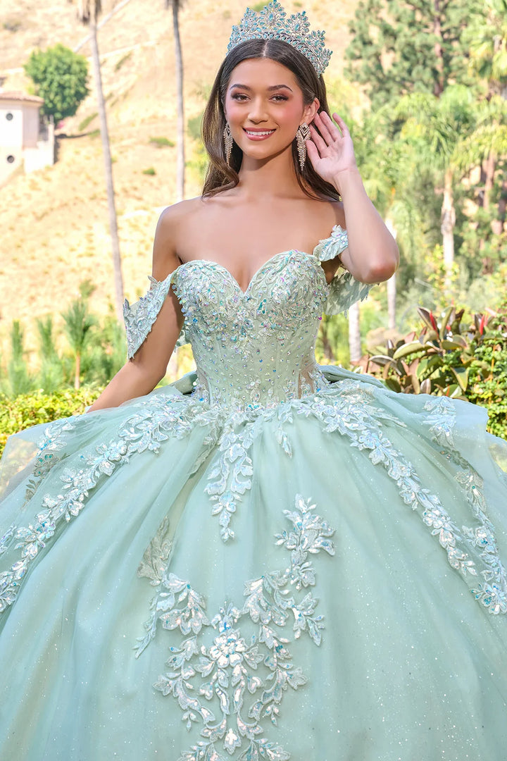 Off Shoulder Ball Gown by Elizabeth K GL3815