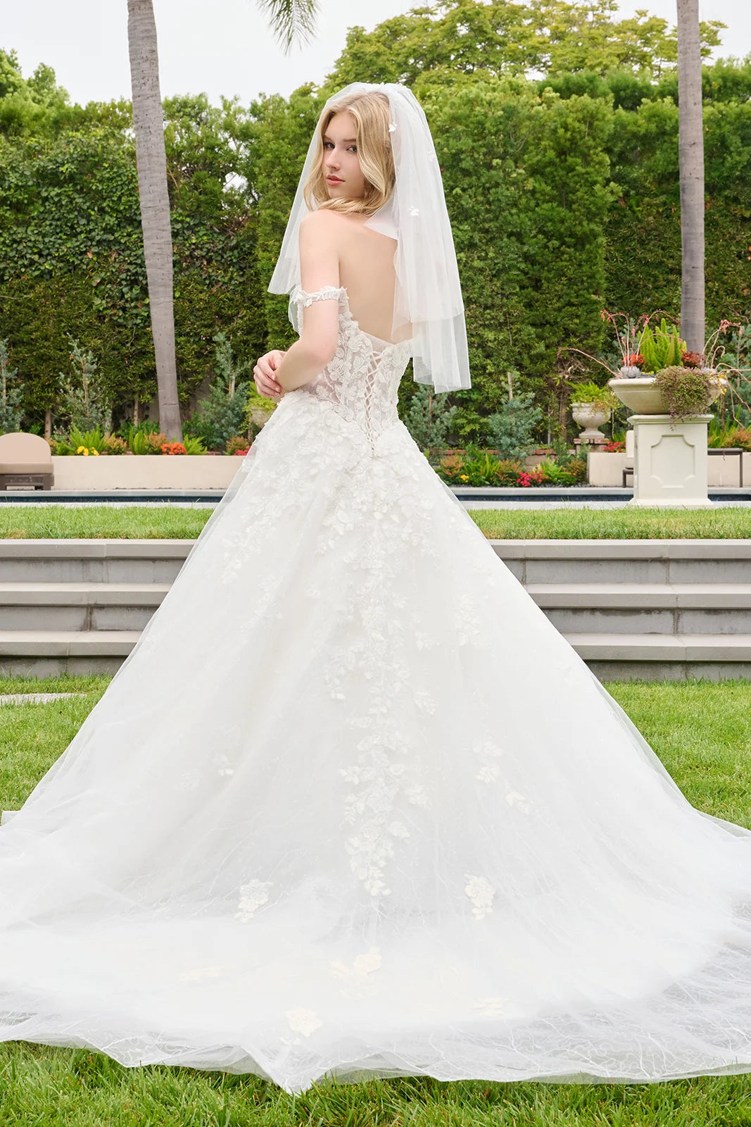 Off Shoulder A-line Bridal Gown by GLS Gloria GL3839