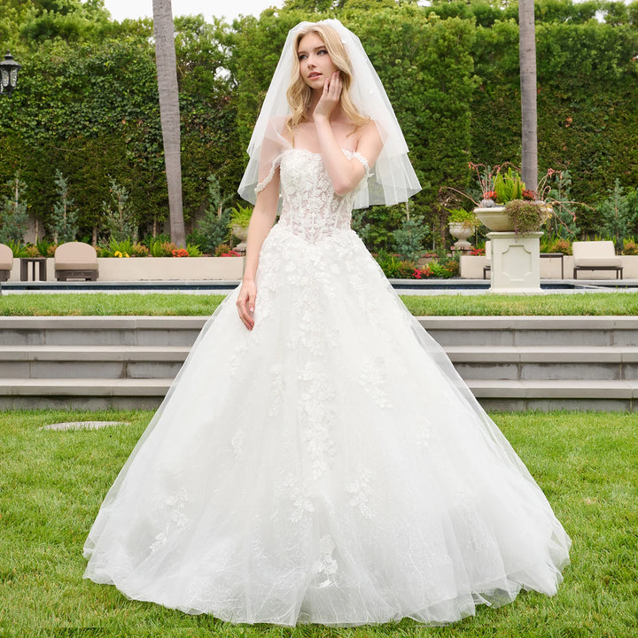 Off Shoulder A-line Bridal Gown by GLS Gloria GL3839
