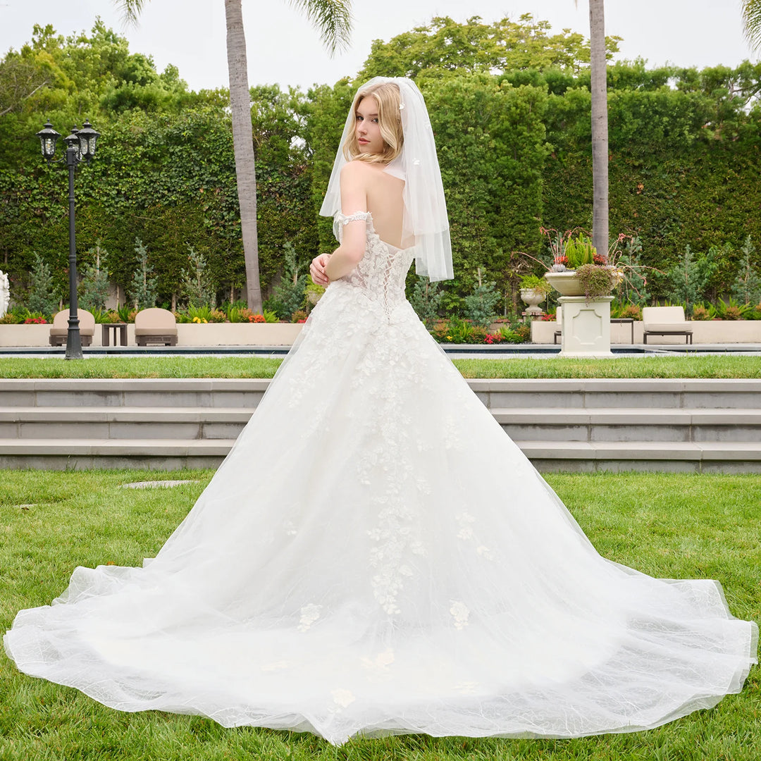Off Shoulder A-line Bridal Gown by GLS Gloria GL3839