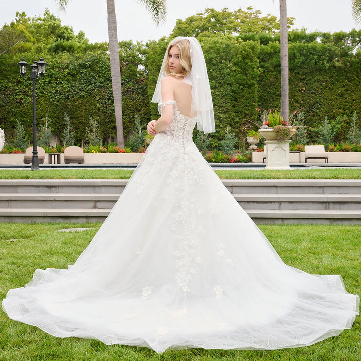 Off Shoulder A-line Bridal Gown by GLS Gloria GL3839