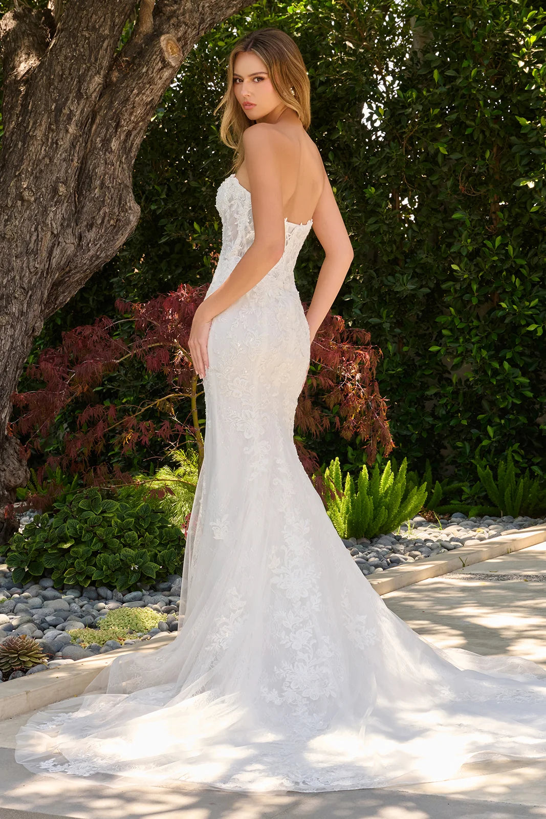 Strapless Bolero Bridal Gown by GLS Gloria GL3842