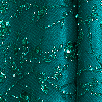 Glitter Print Short Off Shoulder Dress by Poly USA 9204