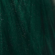 Glitter Print Sleeveless Slit Gown by Coya P2203