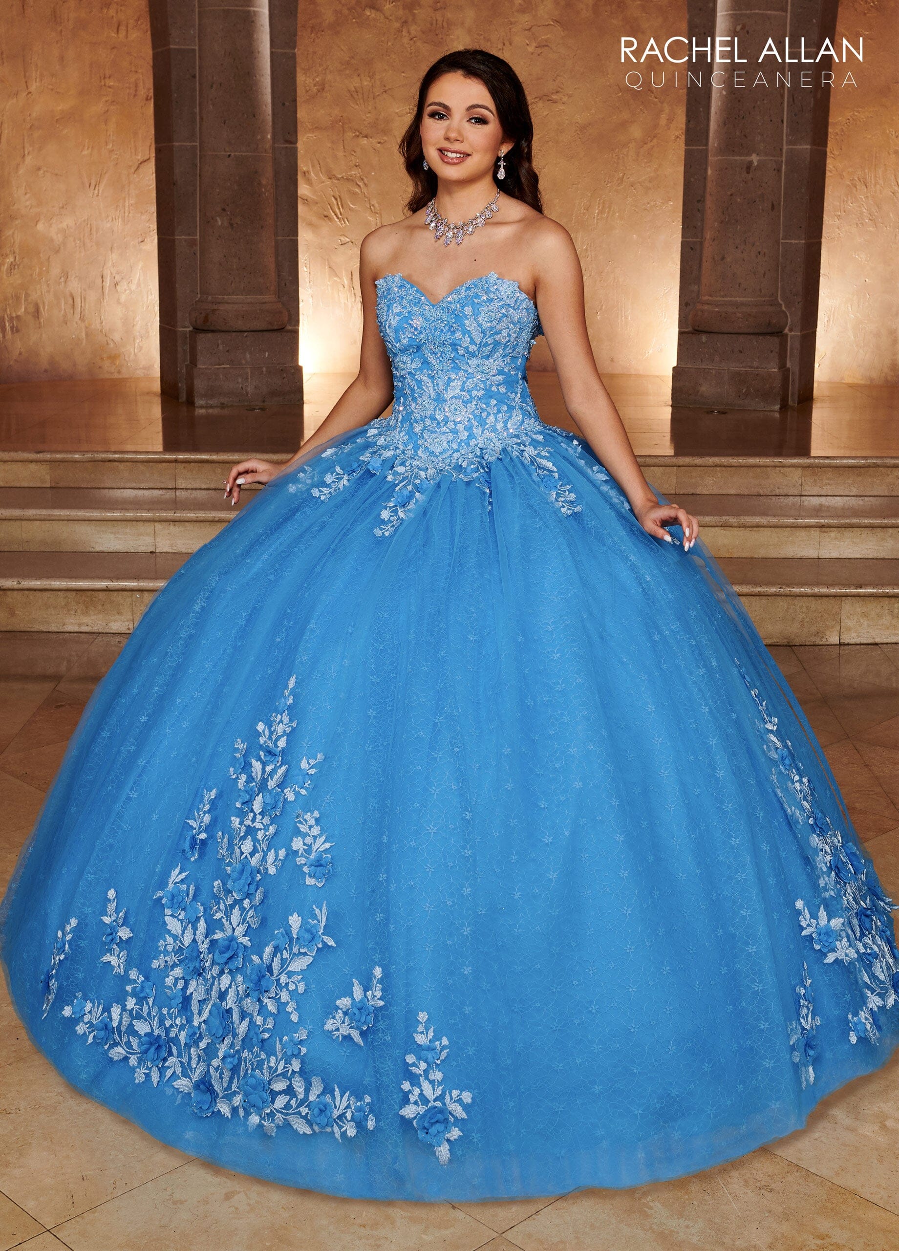 Lace Sweetheart Quinceanera Dress by Rachel Allan RQ1112 – ABC Fashion