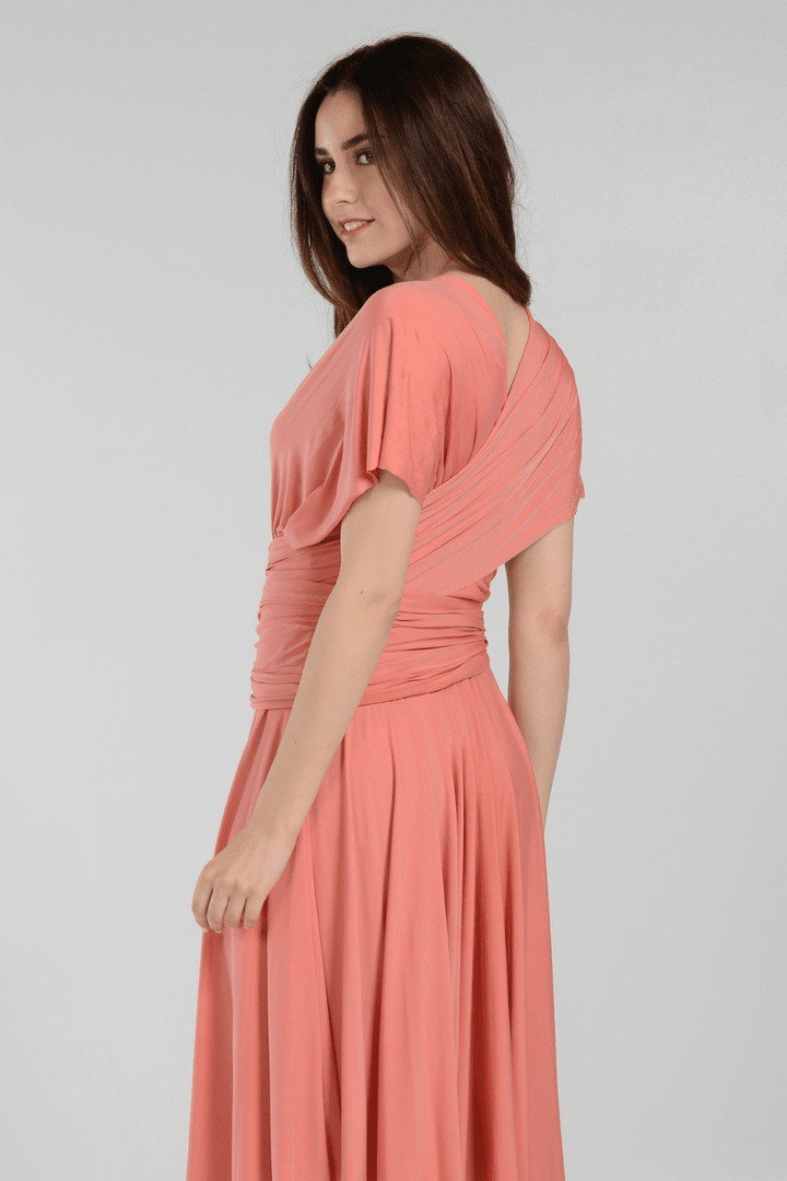 Long Convertible Jersey Dress by Poly USA 7022