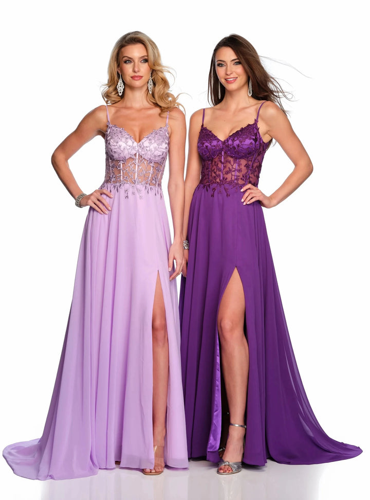 Long Evening Dress by Dave and Johnny 10364