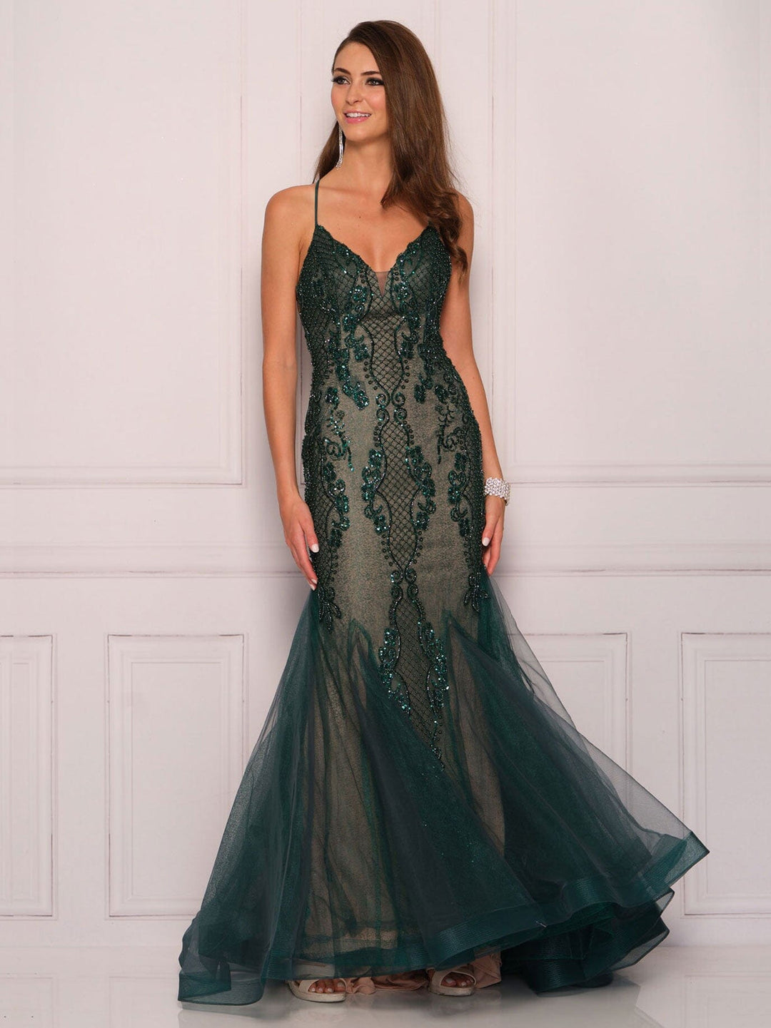 Long Evening Dress by Dave and Johnny 11092 Long Evening Dress by Dave and Johnny 11092