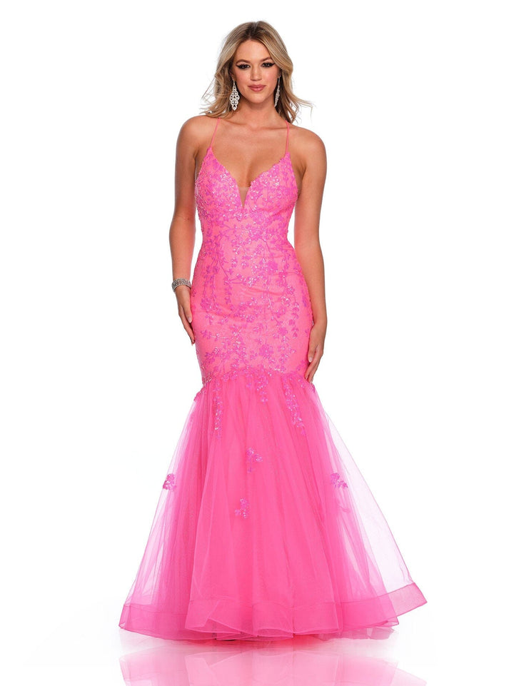 Long Evening Dress by Dave and Johnny 11197