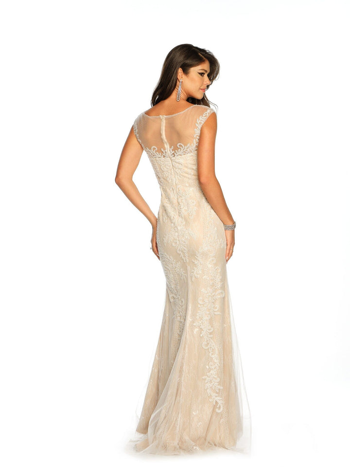 Long Evening Dress by Dave and Johnny A8442