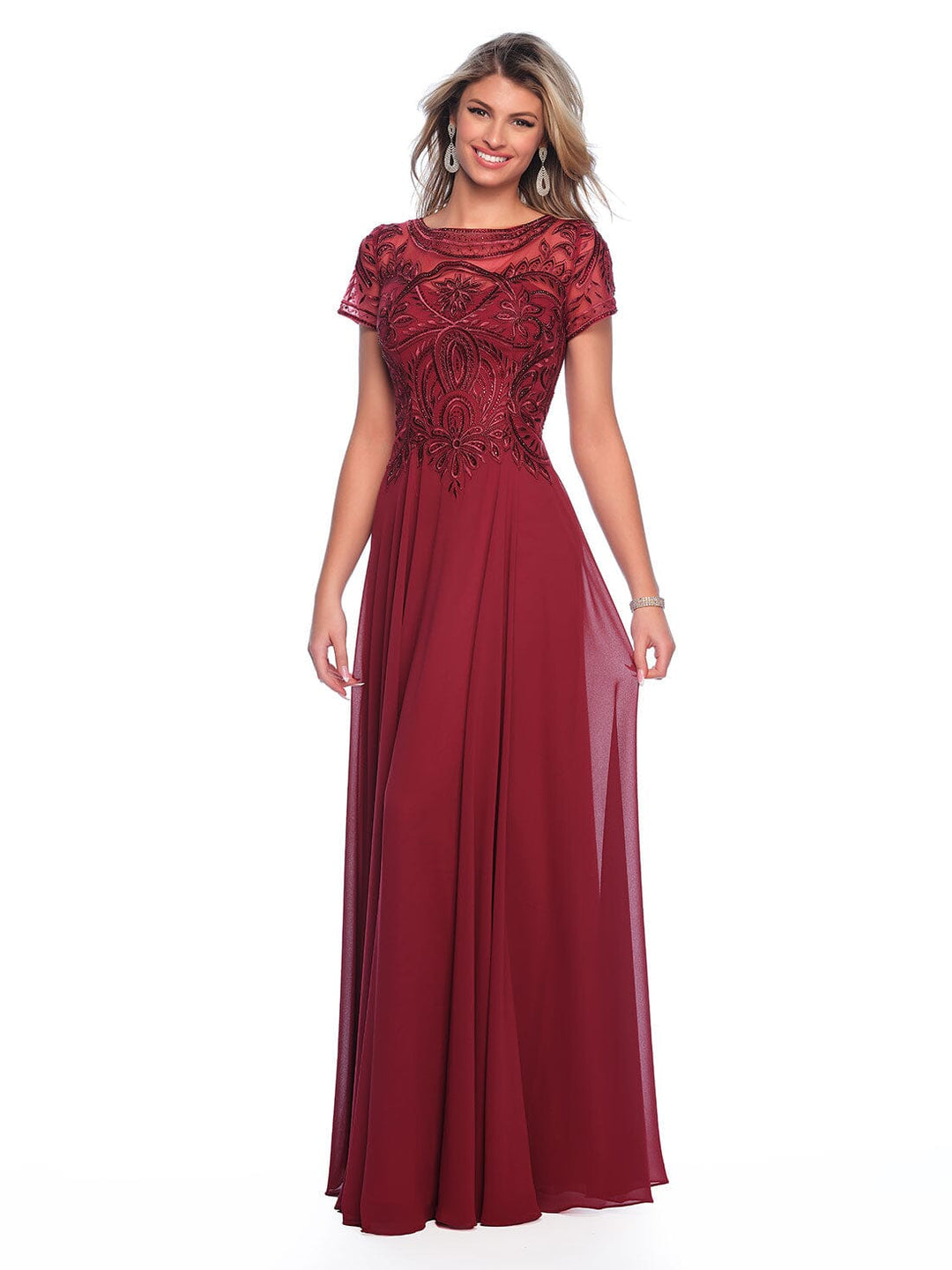 dave and johnny burgundy dress Dave and Johnny 11131 Burgundy Size 12