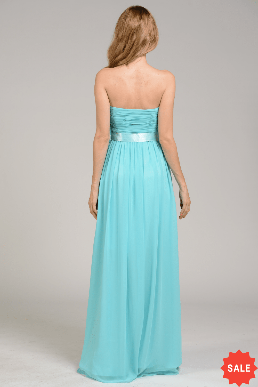 Long Strapless Gown By Poly USA 7164 L / Black Long Strapless Gown By Poly USA 7164 L / Black