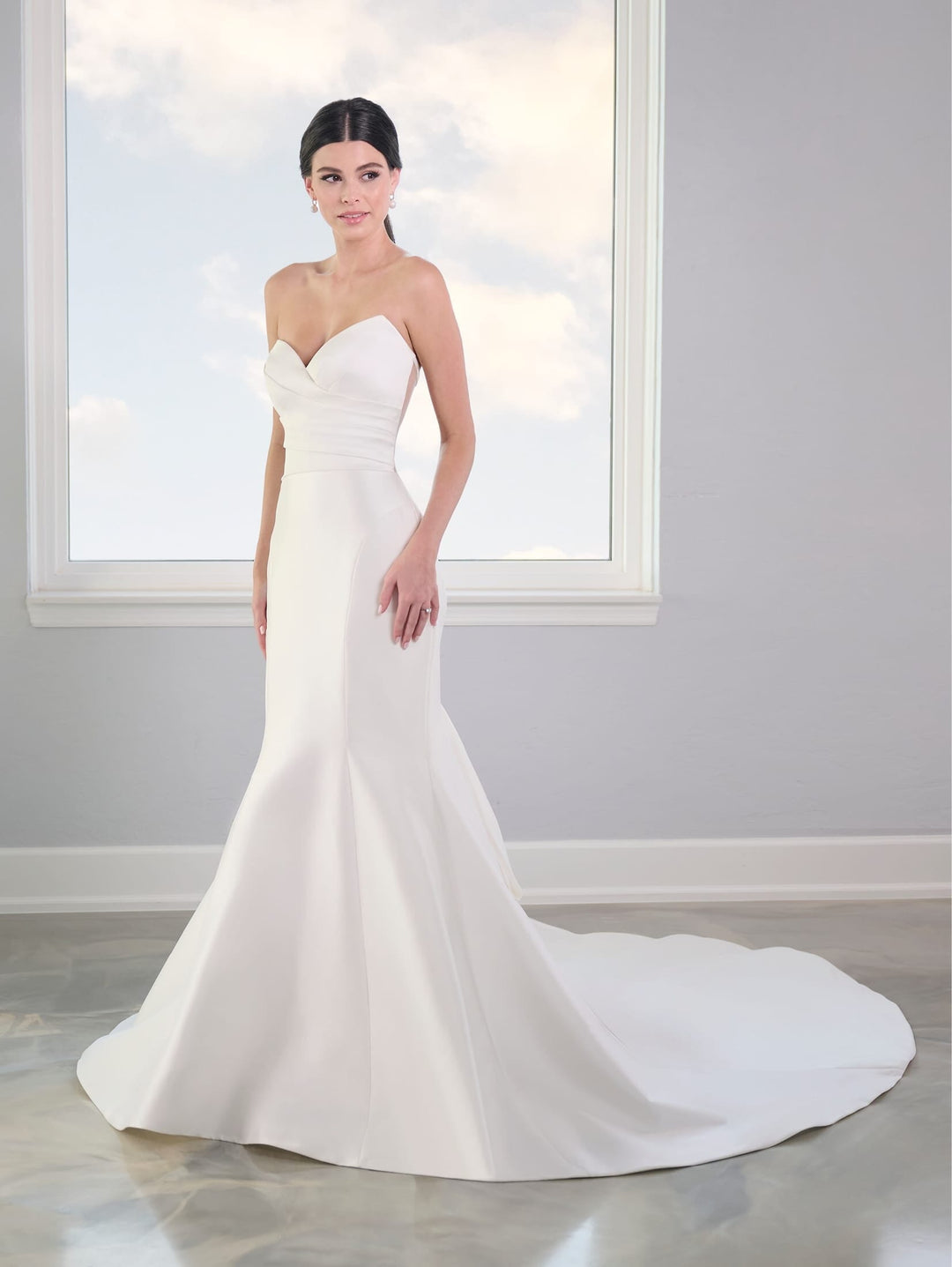 Mikado Mermaid Wedding Gown by Adrianna Papell 31306