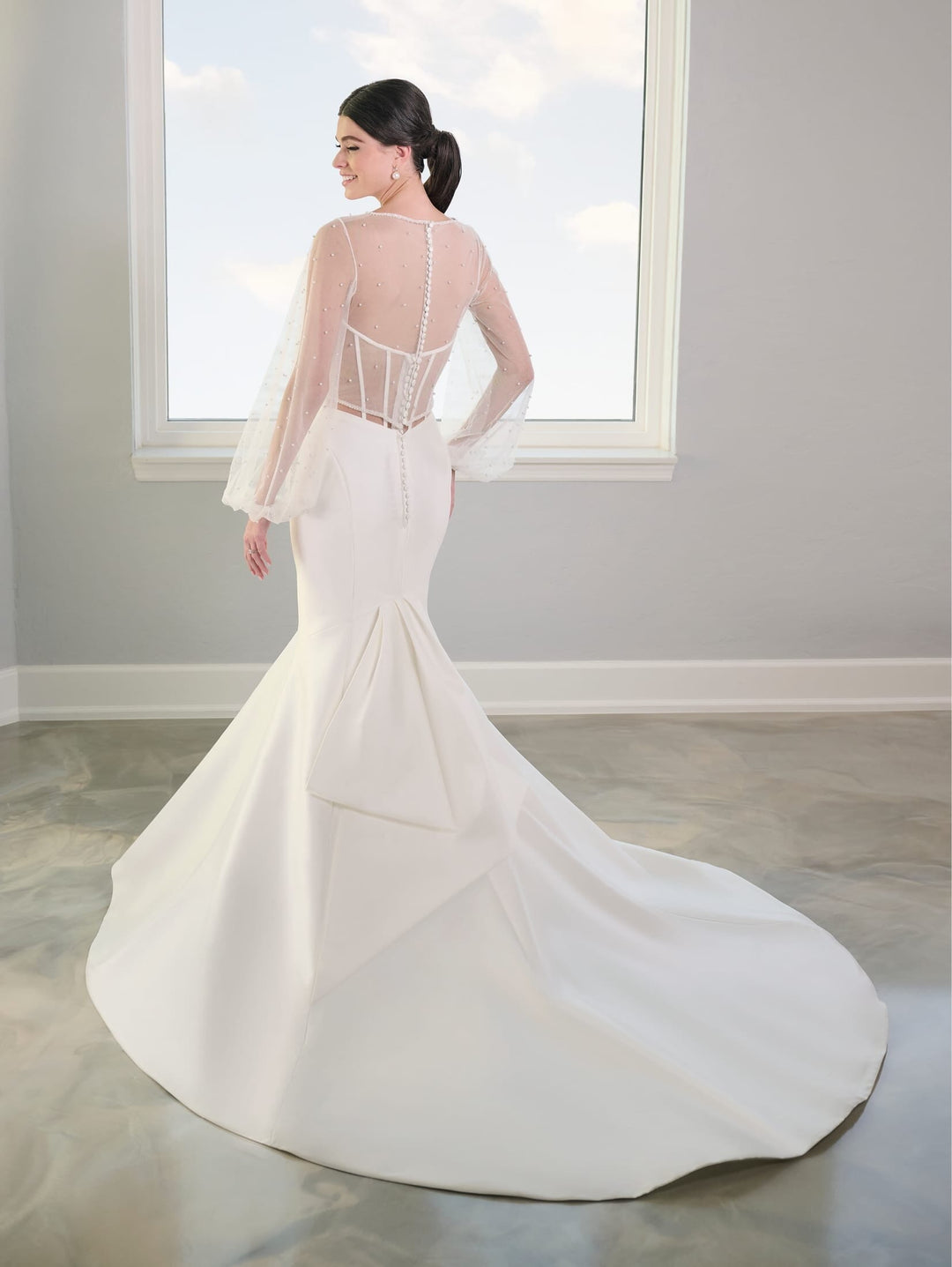 Mikado Mermaid Wedding Gown by Adrianna Papell 31306