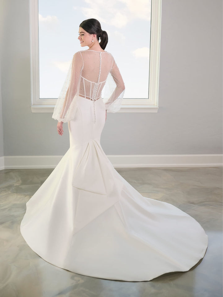 Mikado Mermaid Wedding Gown by Adrianna Papell 31306