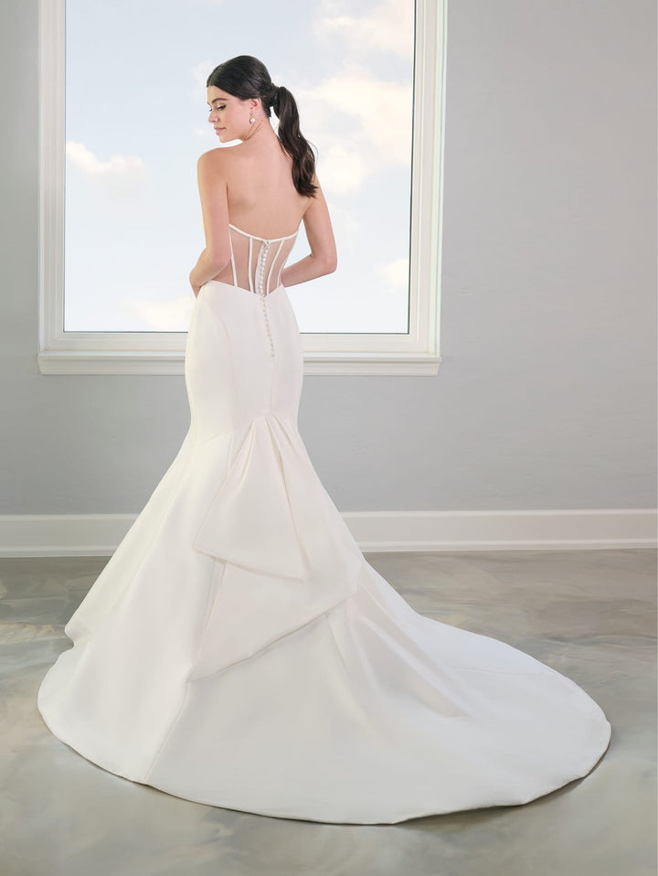 Mikado Mermaid Wedding Gown by Adrianna Papell 31306