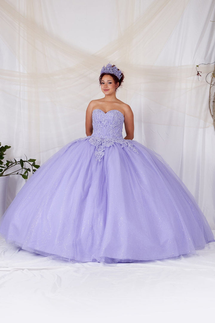 Off Shoulder Cape Ball Gown by Calla SCL-30010