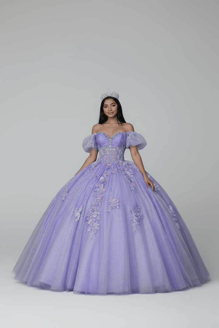 Off Shoulder Corset Ball Gown by Calla SCL-30012