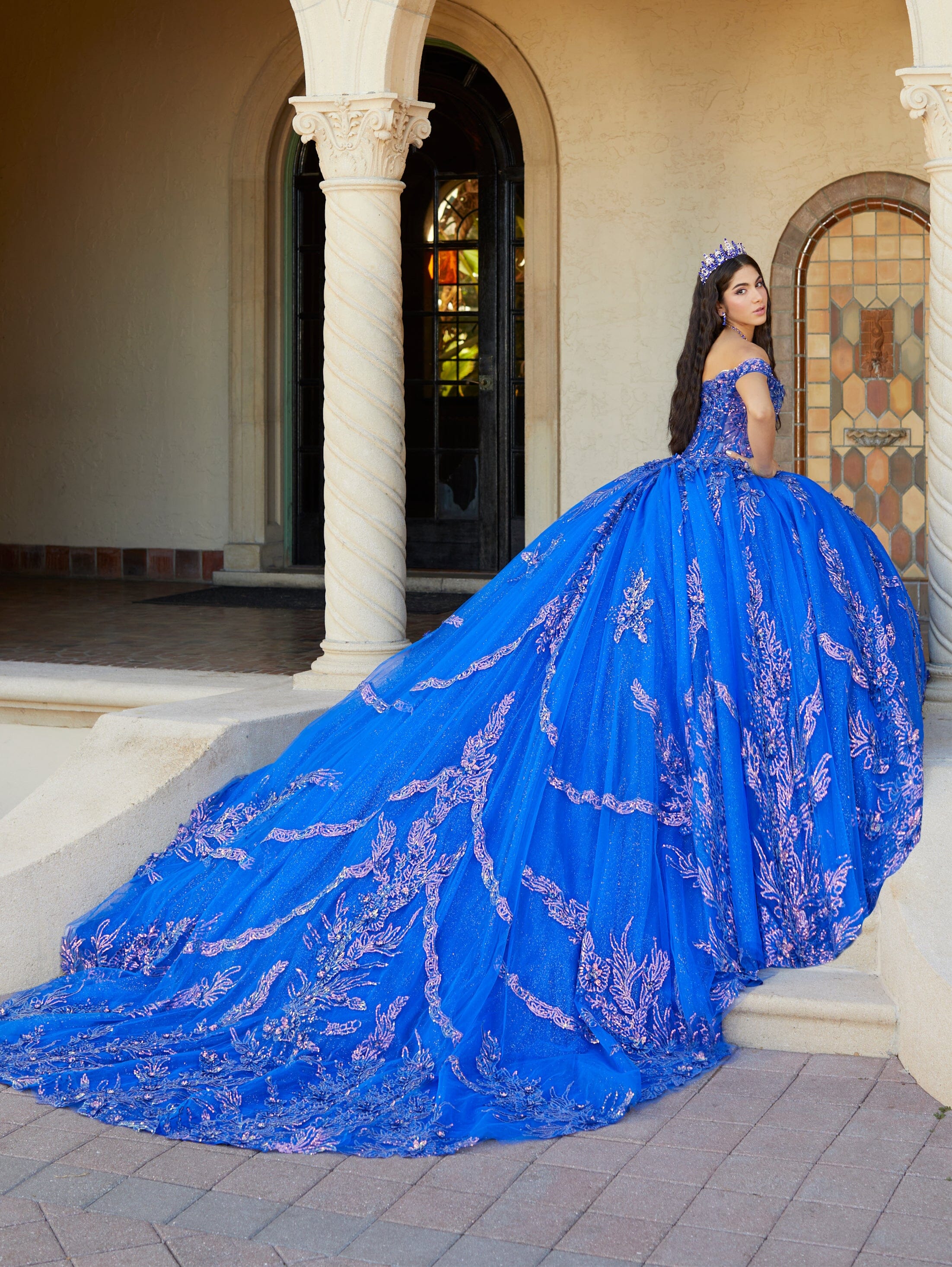 Off Shoulder Corset Quinceanera Dress by House of Wu 26063 – ABC