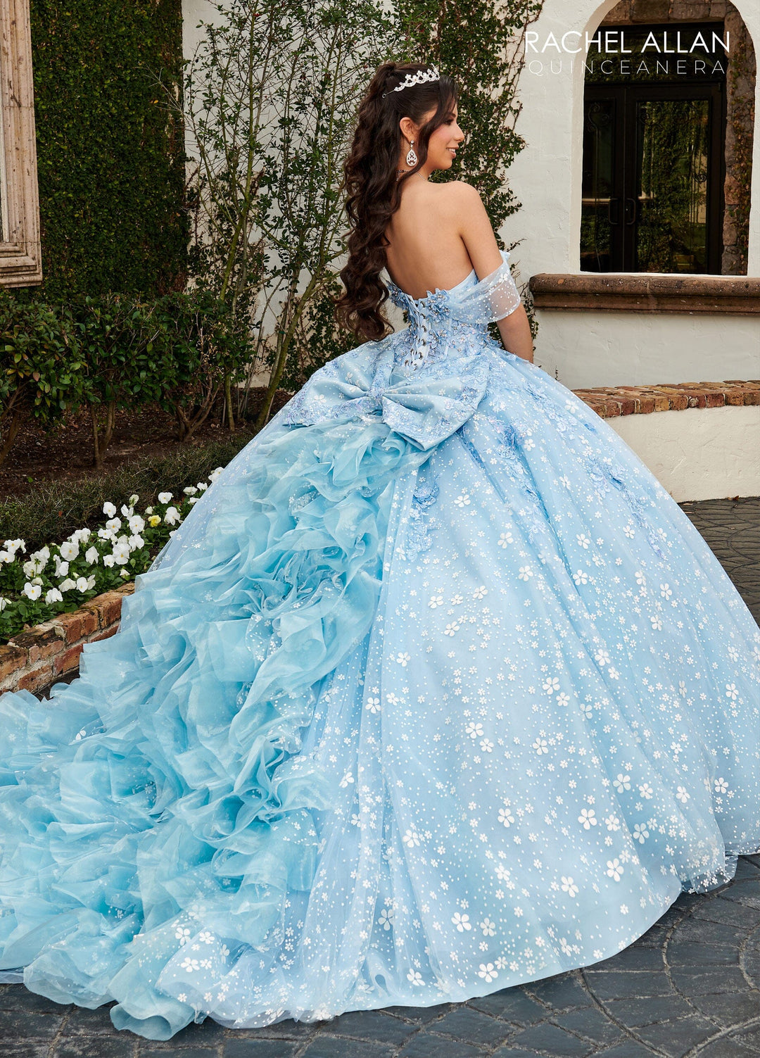 Off Shoulder Corset Quinceanera Dress by Rachel Allan RQ3122
