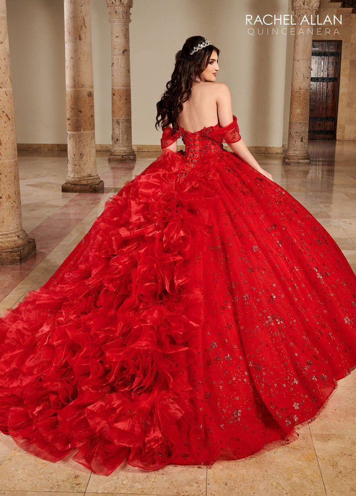 Off Shoulder Corset Quinceanera Dress by Rachel Allan RQ3122