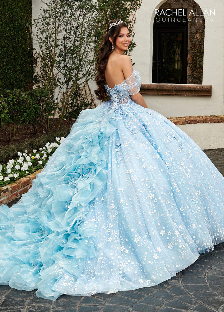 Off Shoulder Corset Quinceanera Dress by Rachel Allan RQ3122