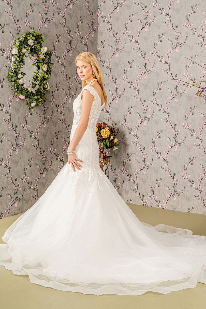 Off Shoulder Mermaid Wedding Dress by GLS Gloria GL3490