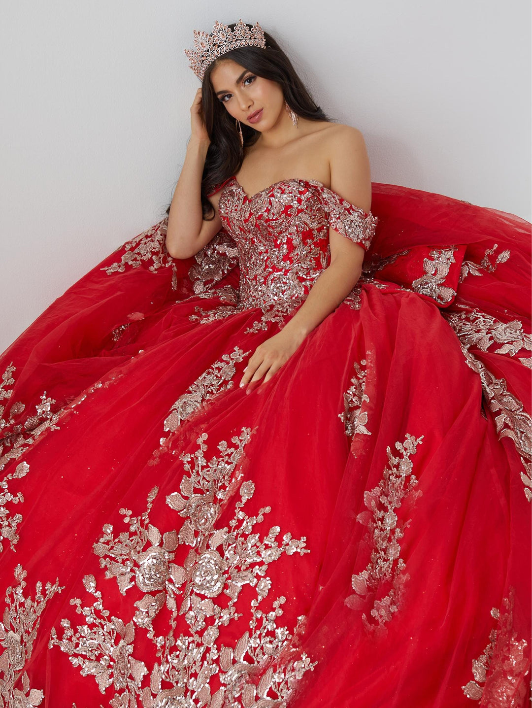 Off Shoulder Quinceanera Dress by House of Wu 26022