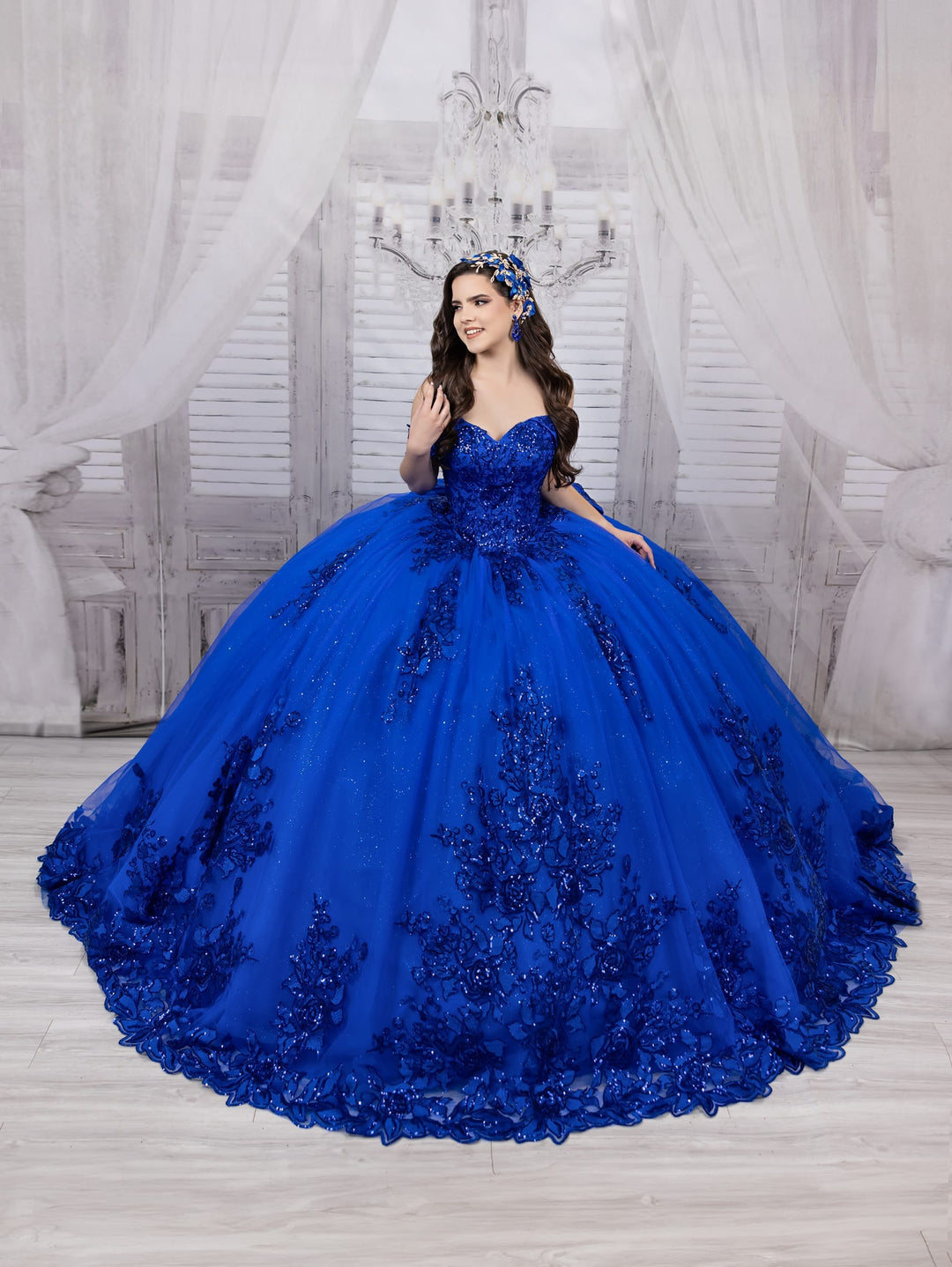 Off Shoulder Quinceanera Dress by House of Wu 26022