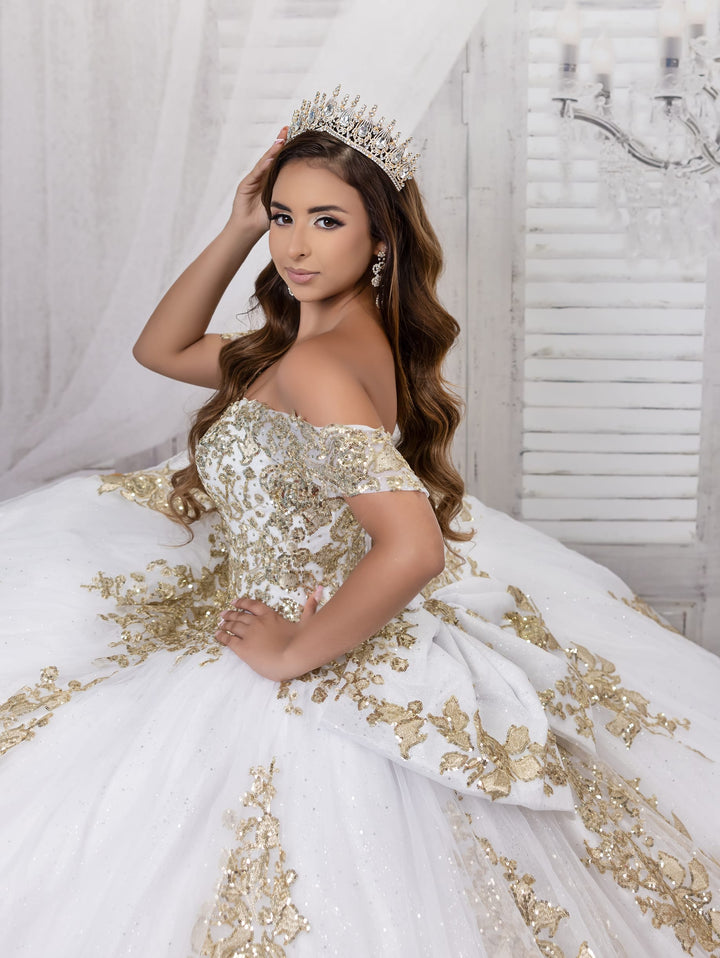 Off Shoulder Quinceanera Dress by House of Wu 26022