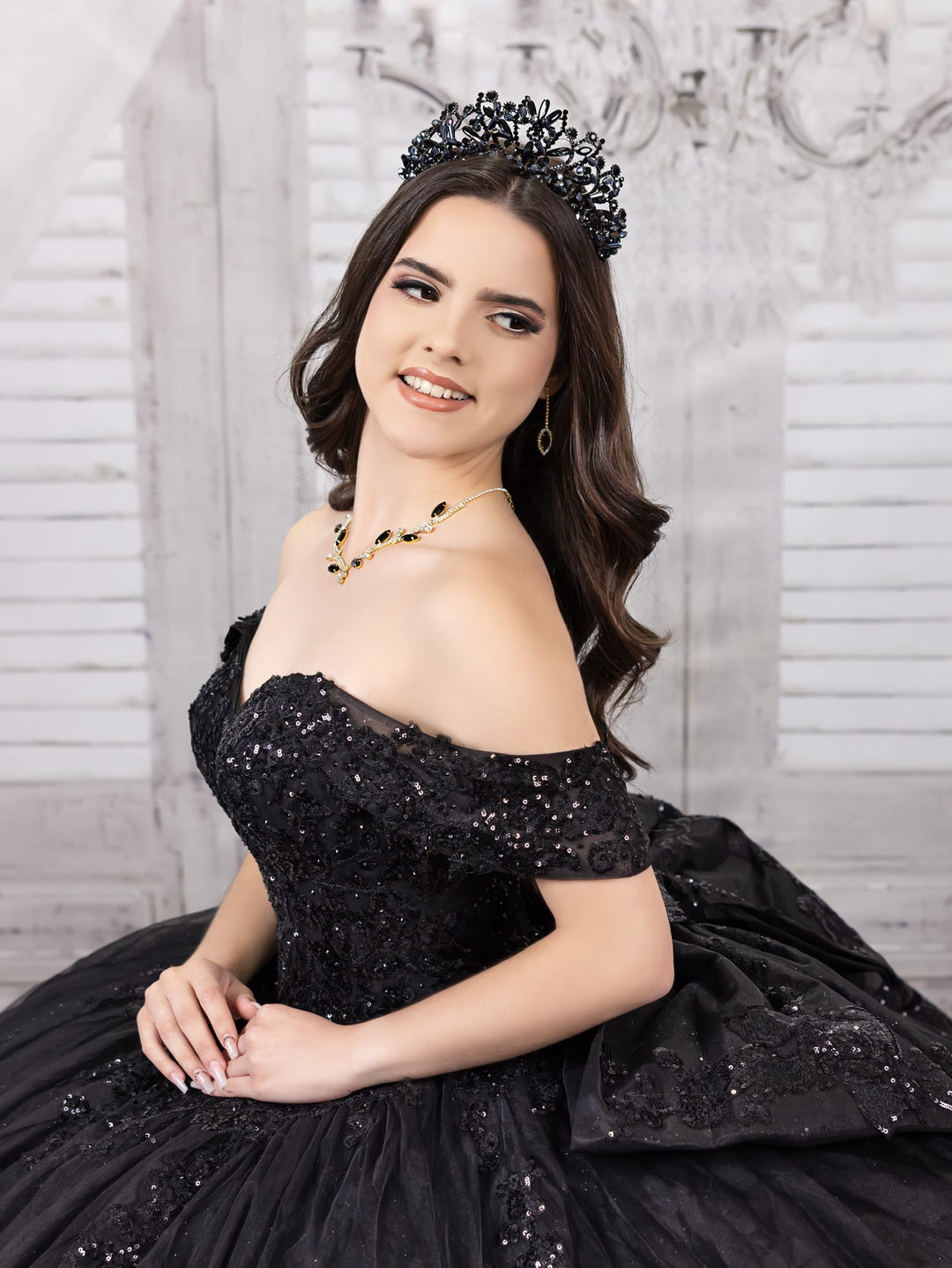 Off Shoulder Quinceanera Dress by House of Wu 26022