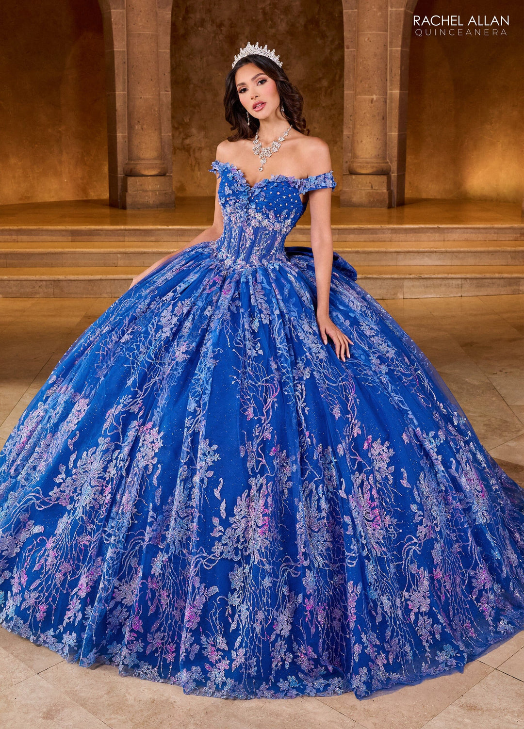 Off Shoulder Quinceanera Dress by Rachel Allan RQ1146