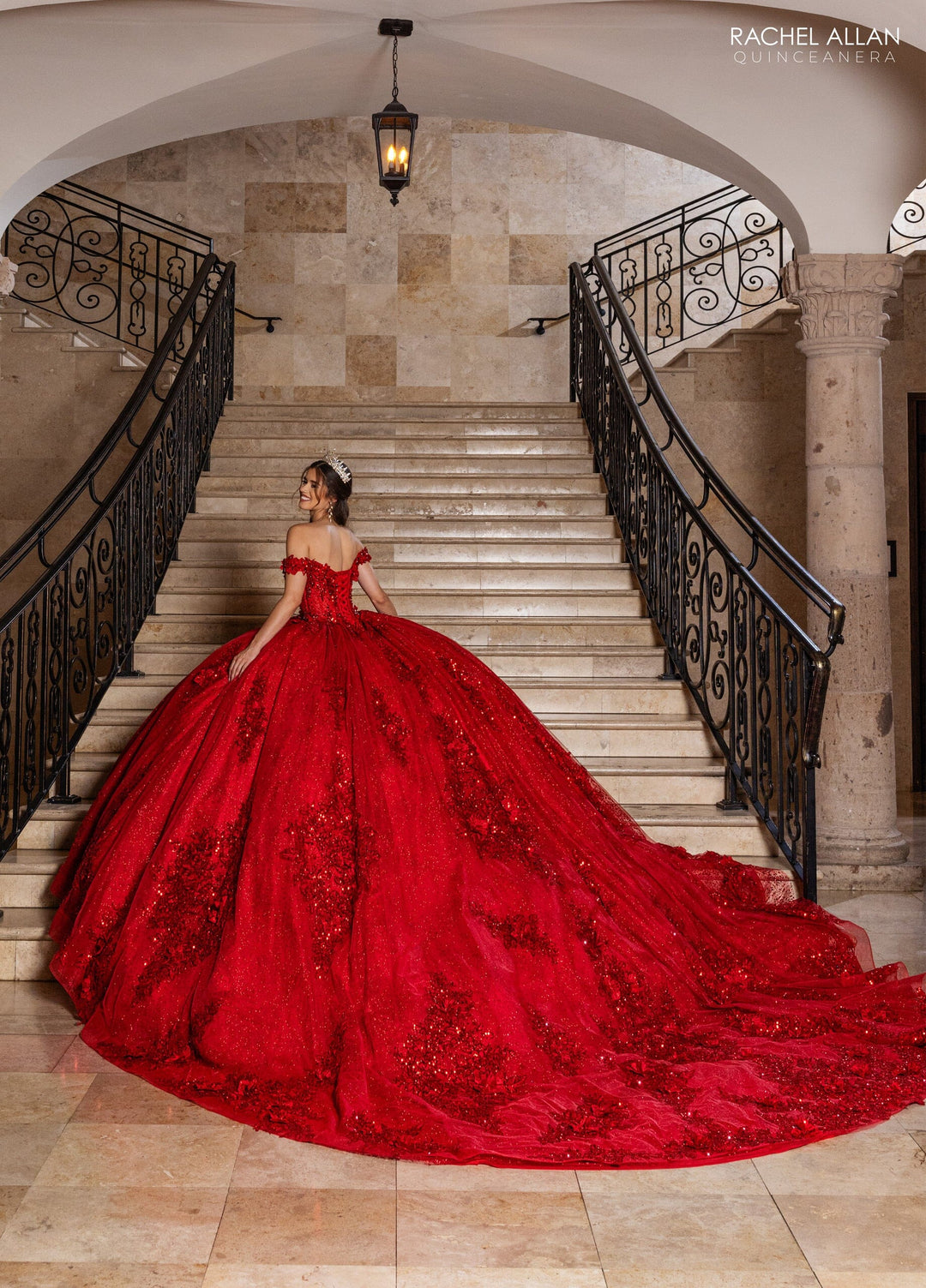 Off Shoulder Quinceanera Dress by Rachel Allan RQ2215