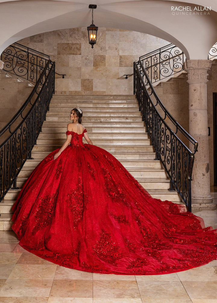 Off Shoulder Quinceanera Dress by Rachel Allan RQ2215