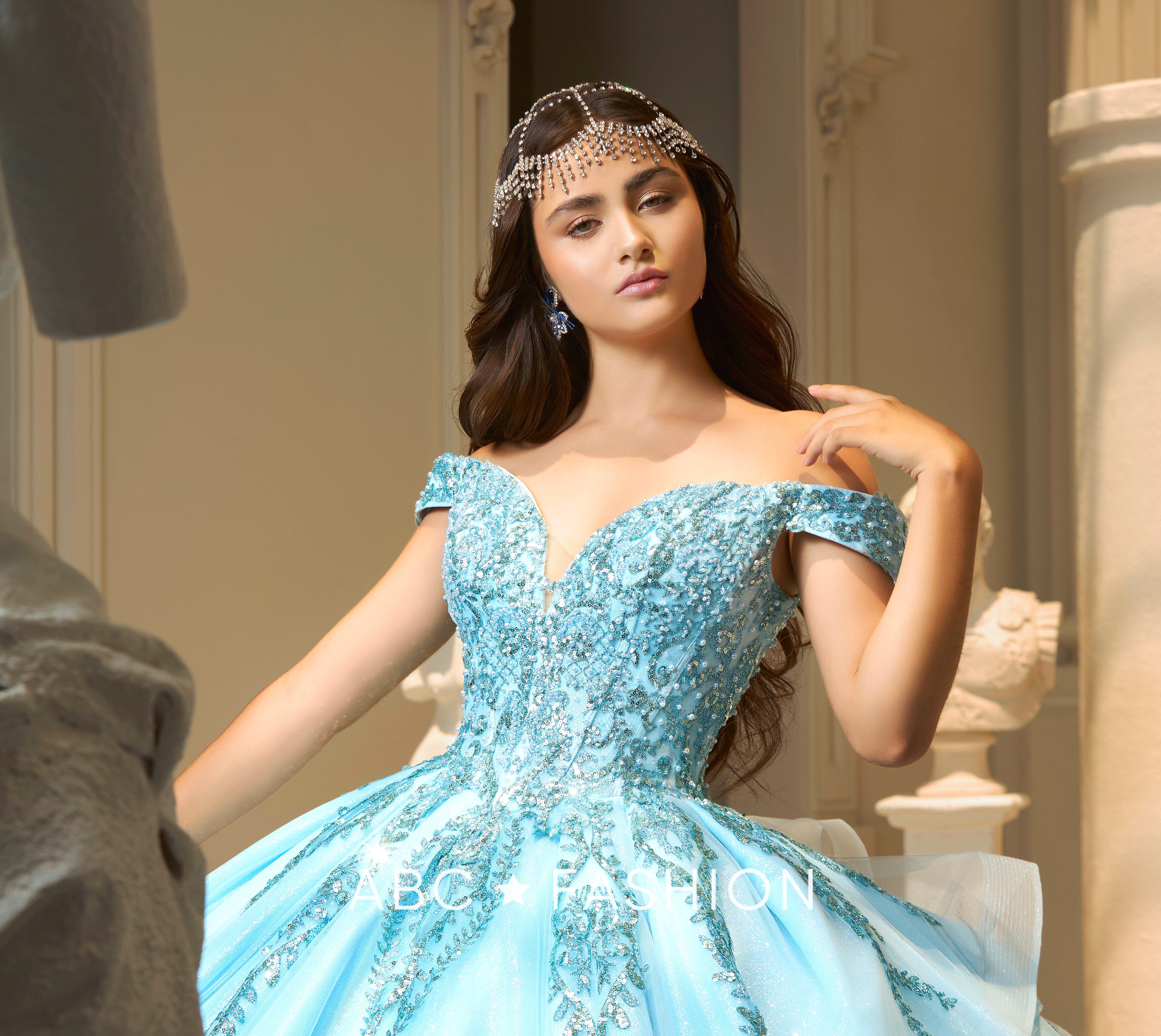 Off Shoulder Quinceanera Dress by Ragazza EV58-658 – ABC Fashion