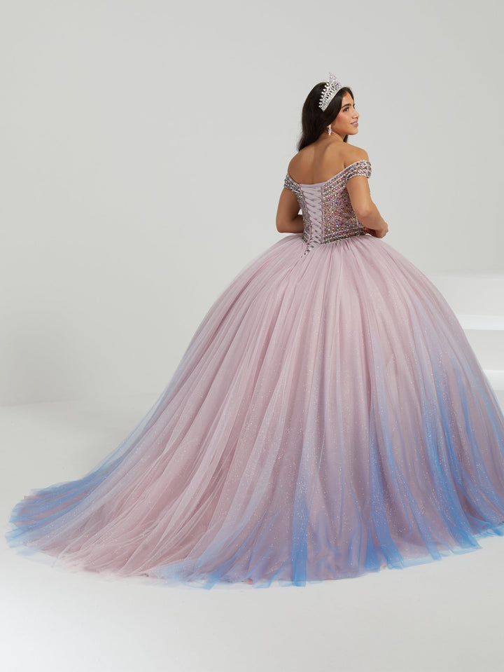 Ombre Off Shoulder Quinceanera Dress by Fiesta Gowns 56475