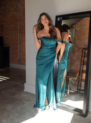 Plus Size Fitted Convertible Gown by Cinderella Divine 7488C