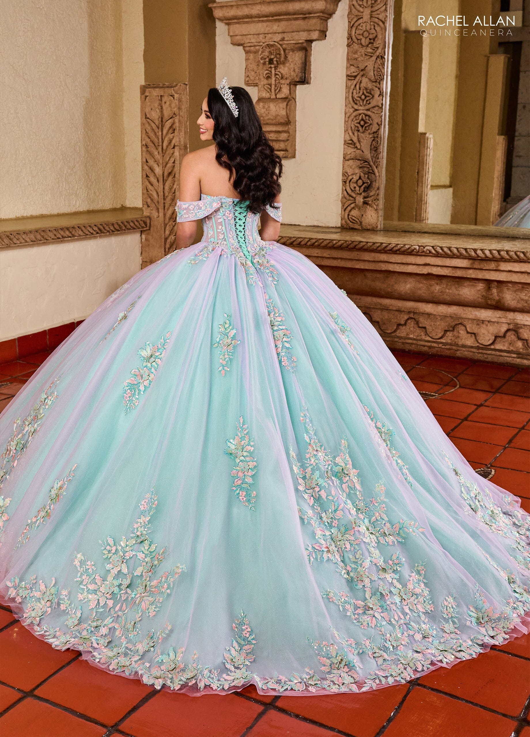 Puff Sleeve Quinceanera Dress by Rachel Allan RQ2200 – ABC Fashion