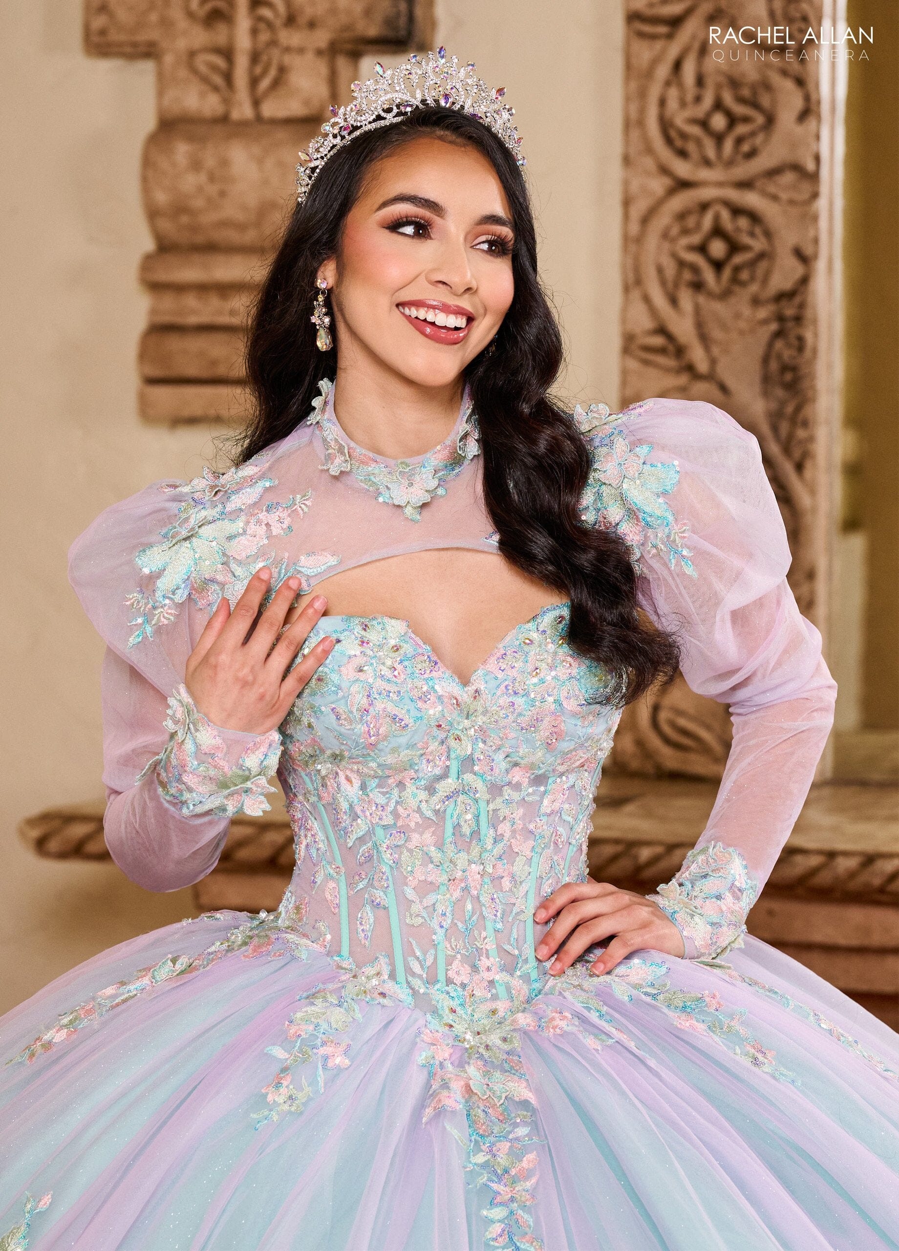 Puff Sleeve Quinceanera Dress by Rachel Allan RQ2200 – ABC Fashion