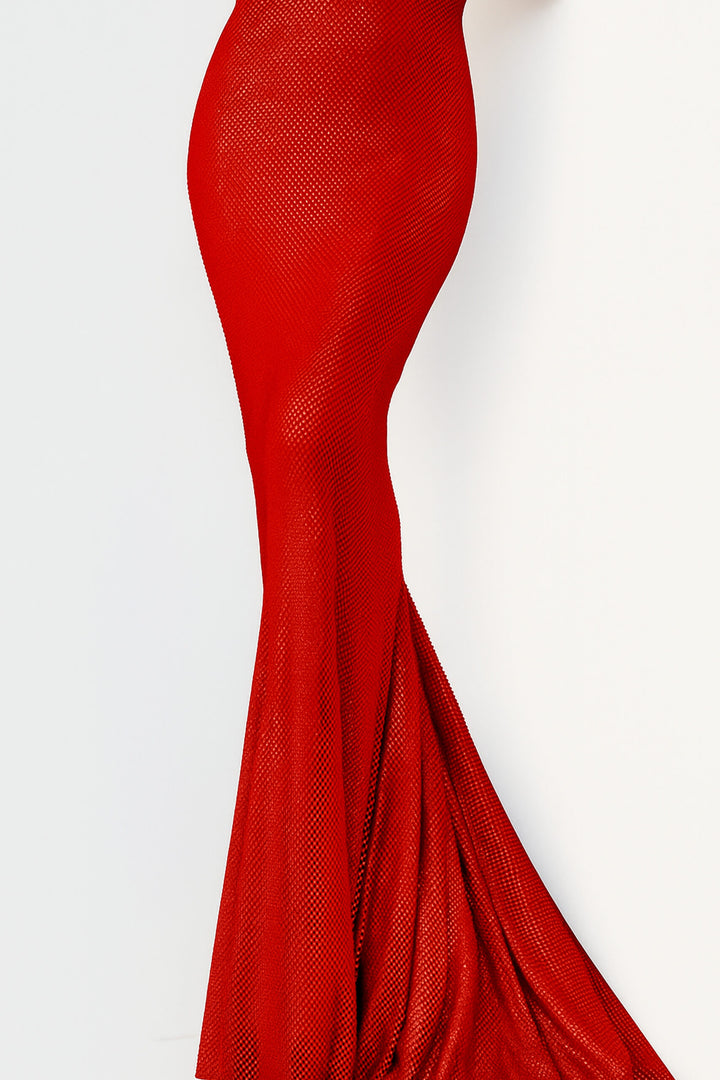 Beaded Fitted Sleeveless Slit Gown by Jovani 08139
