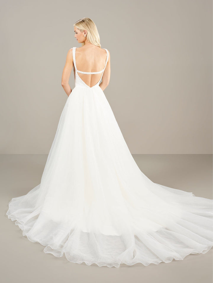 Removable Overskirt Bridal Gown by Adrianna Papell 31283