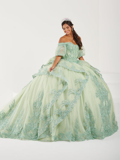 Ruffled Off Shoulder Quinceanera Dress by Fiesta Gowns 56492