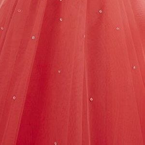 Sequin Fitted V-Neck Slit Gown by Abby Paris 92113