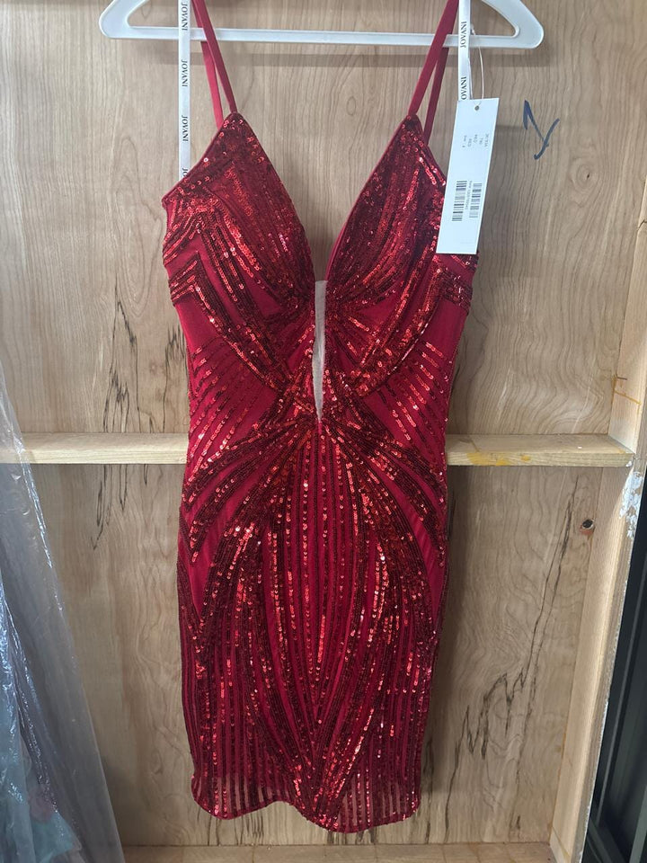 Sequin Short Sleeveless Dress by Jovani 36783